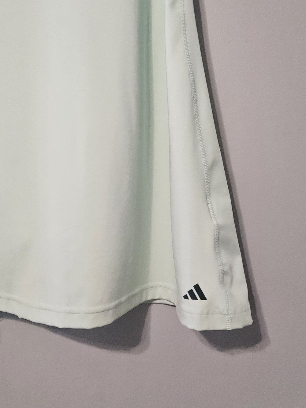 adidas Mint Green Racerback Tank Dress with Dark Trim - Picture 3 of 7